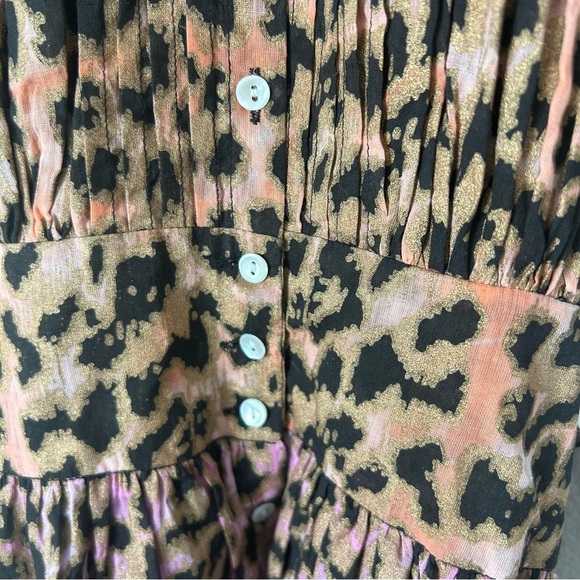SOLD—⭐️NWT Juliet Dunn x Mytheresa Kelsey Blouson Shirt Dress in Animal Print⭐️ - Picture 6 of 7